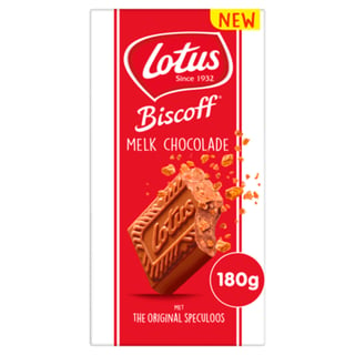 Lotus Melkchocolade Met Speculoosstukjes