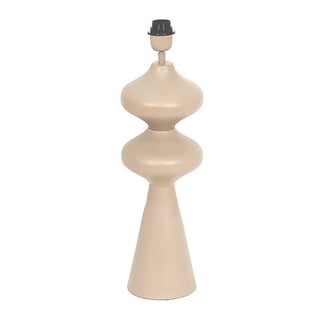 Tafel Lamp Voet Beige Aluminium 18x62cm