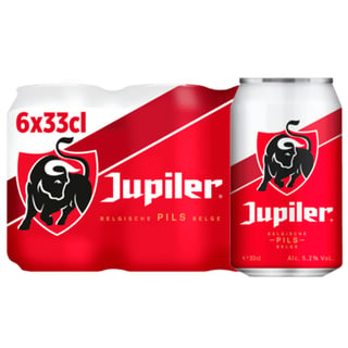 Jupiler Belgische Pils Blikken 6 X 33 Cl