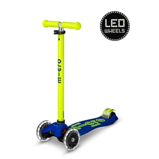 Maxi Micro Step Deluxe LED Blauw Geel Neon