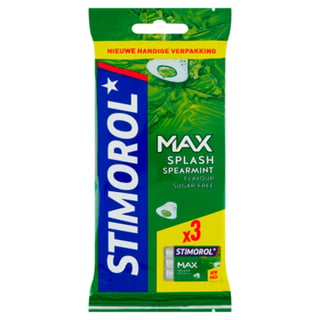Stimorol Max Splash Kauwgom Spearmint