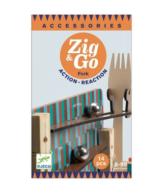 Zig & Go Actie/reactie Baan Uitbreiding Fork