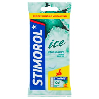 Stimorol Ice Kauwgom Intense Mint Suikervrij