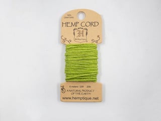 Hemp Cord  6m & 3m - Lime Green