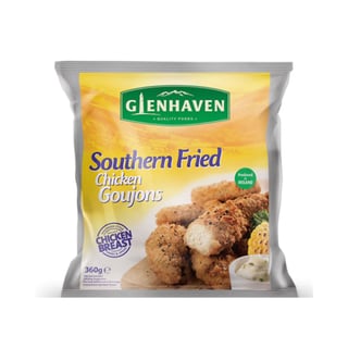 Glenhaven Southern Fried Chicken Goujons 360Grm