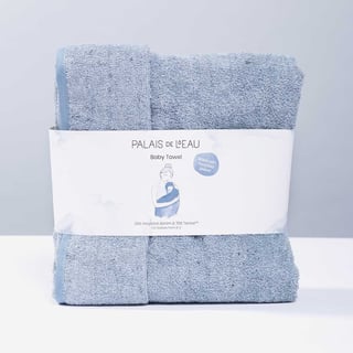 Babyhanddoek biologisch - Palais de l'eau - Denim