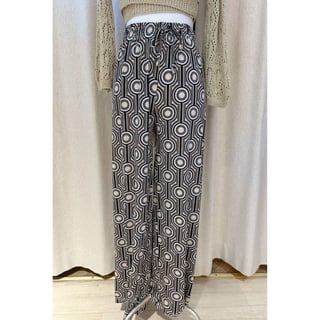 Graphic summer pants  Brown