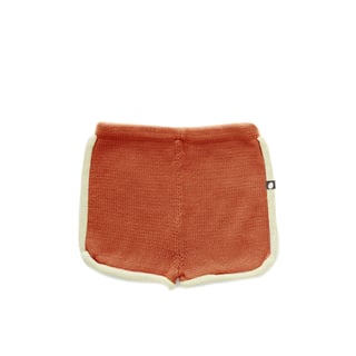 70'S Shorts - Burnt Orange/Pale Green