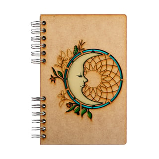 Sustainable journal - Recycled paper - Moon