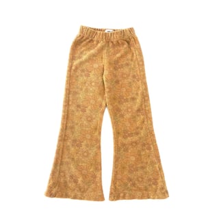 Longlivethequeen Flared Pants Yellow Flower