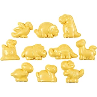10 Zandvormen Dino 45 - 60 Mm