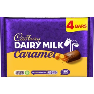 Cadbury Dairy Milk Caramel 4 Bars