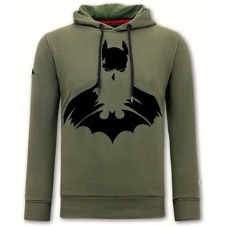 Hoodie Heren Print Batman - Groen