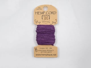 Hemp Cord  6m & 3m - Dark Purple