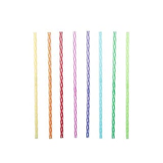 Kikkerland Rainbow Reusable Straws
