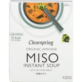 Clearspring Instant Miso Soup Zeegroente 40g