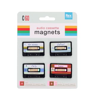 Rex London Mini Music Magneten Cassette