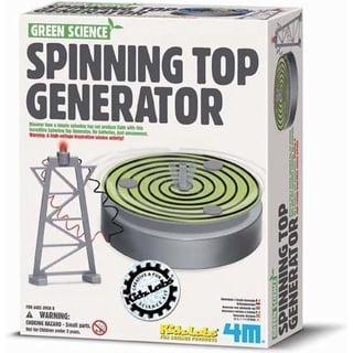 4M Kidzlabs Green Science Spinning Top Generator 8+