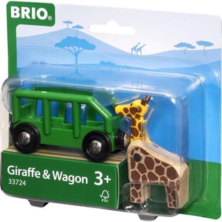 33724 Giraffe en Wagon