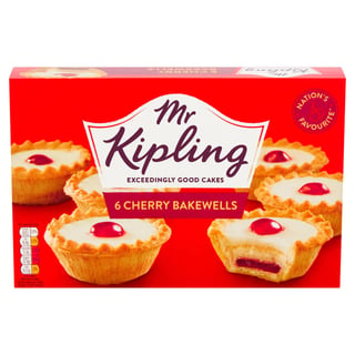 Mr. Kipling 6 Cherry Bakewells