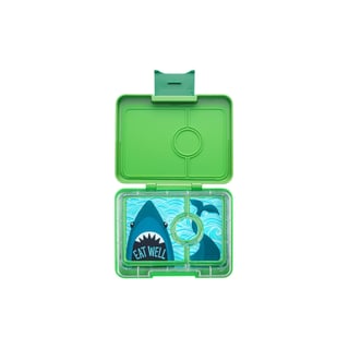 Yumbox Snack 3 Vakken Jurassic Groen / Haai - Groen