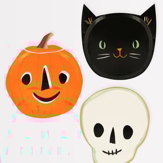 Meri Meri Its Halloween Plates