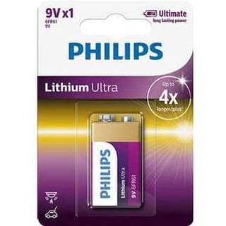 Philips Lithium Ultra 1 X 9V