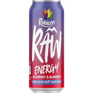Rubicon Raw Raspberry And Blueberry 500Mls