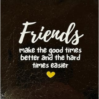 Yett Quote Tegel Friends Good Times 10x10