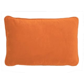 Sierkussen Lala Oranje Velours 60x40cm Met Bies