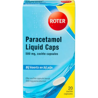 Roter Paracetamol Liquid Caps 500mg 20st 20