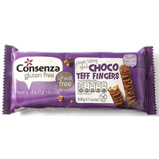 Consenza Choco Teff Fingers 100GR