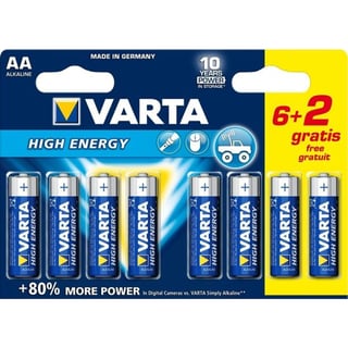 Batterij Varta Aa 4+4 Alkaline Longlife Power