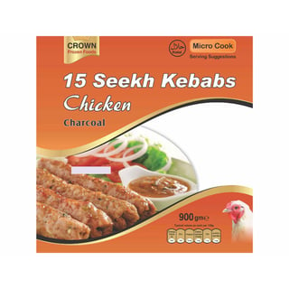 Crown Special Seekh Kebabs Chicken 15Pcs