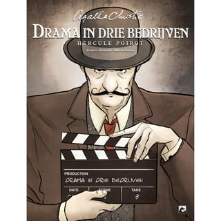 Agatha Christie Stripboek - Hercule Poirot - Drama in Drie Bedrijven