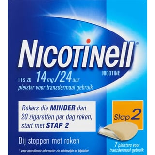 Nicotinell 14mg Stap 2 Pleisters 7st 7