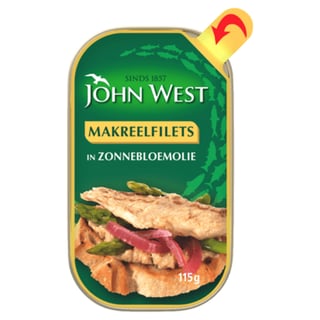 John West Makreel Zonnebloemolie