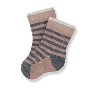 1+ In The Family Dalmau Striped Socks Old-Rose