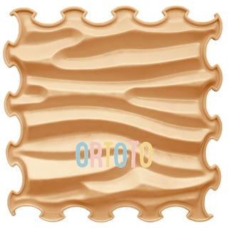 Ortoto Sandy Waves Mat - Kleur: Caramel Milk