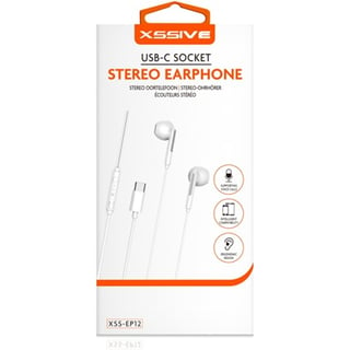 Xssive Stereo Headphones Type-C XSS-EP12- Wit