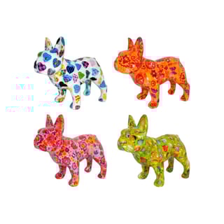 Spaarpot Franse Bulldog Jack L H24cm in 4 Kleuren