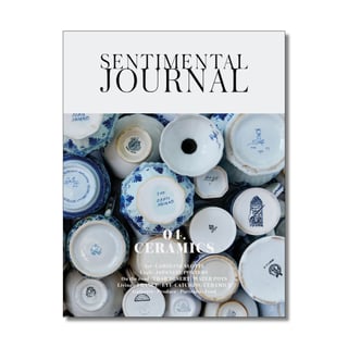 Magazine Sentimental Journal N4 Ceramics