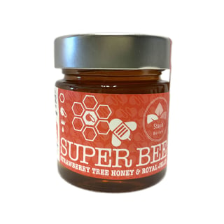 Griekse Aardbeiboom Honing en Koninginnebrij (Royal Jelly) 260g Super Bee