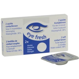 Eye Fresh 3 Maandlenzen -1,50 - 4 Stuks ? Zachte Contactlenzen - Voordeelverpakking