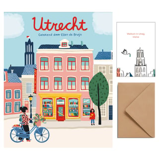 Baby Cadeaupakket: Prentenboek Utrecht + Welkom in Utreg Kaart