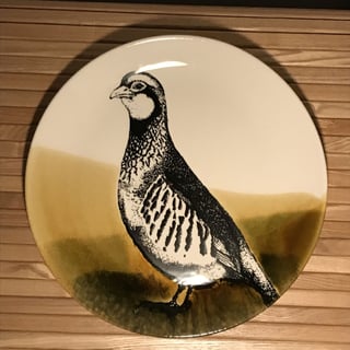 Hunting Servies Dinerbord 30 Cm Patrijs