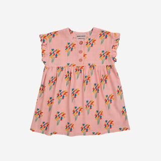 Bobo Choses Baby Fireworks All Over Woven Dress - Maat: 6M