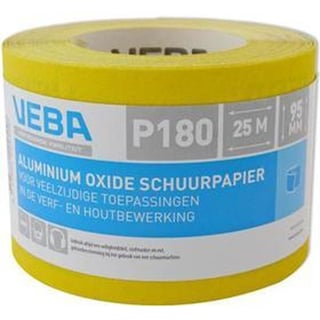 1 Meter Veba Schuurpapier Rol 95Mm Aluminium Oxide P180