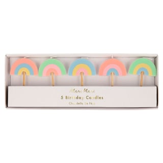 Meri Meri Rainbow Party Kaarsjes