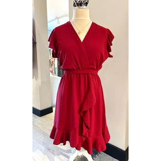 Uni Dress - Wine Red